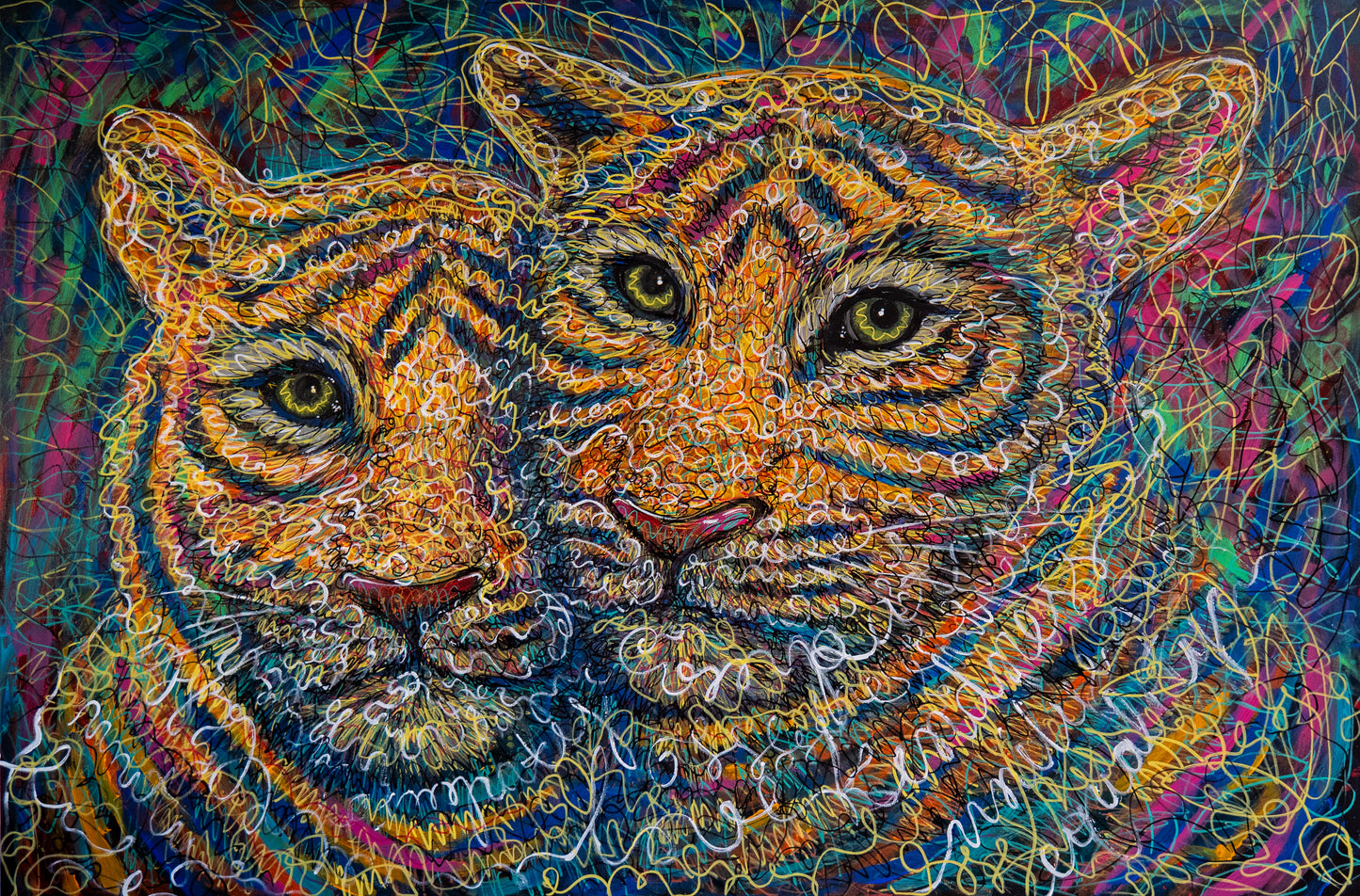 Twin Tigers - Print